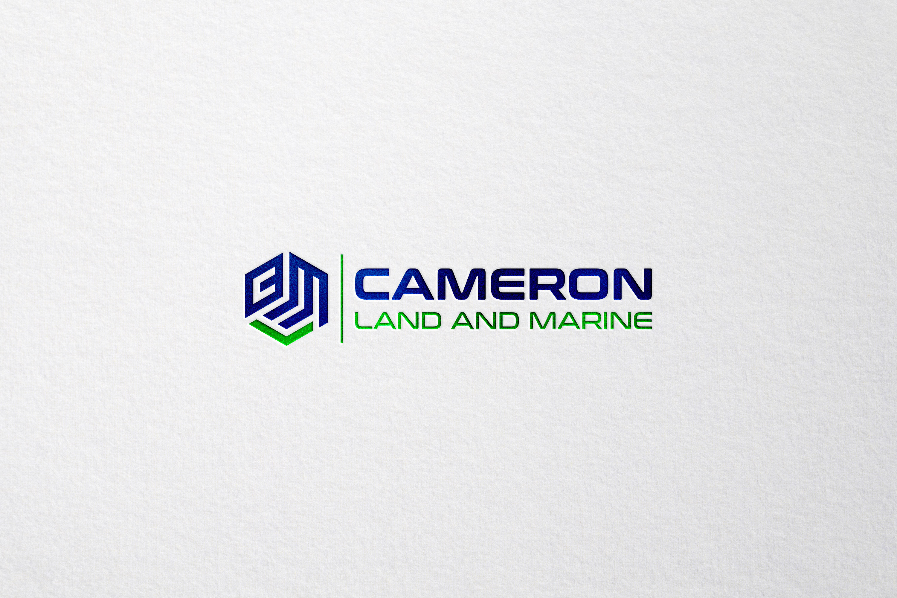 Logo Design by R.design for Cameron Land and Marine  | Design #34579159