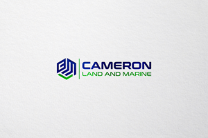 Logo Design by R.design for Cameron Land and Marine  | Design: #34579159