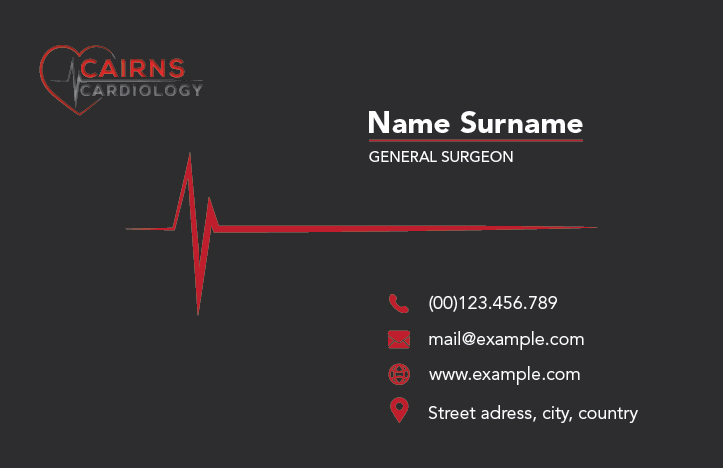 Diseño de Tarjeta de Presentación por Daneko para Cairns Cardiology | Diseño #34578709