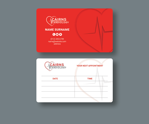 Business Card Design by Andrés Sebastián for Cairns Cardiology | Design #34578184