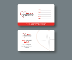 Business Card Design by Andrés Sebastián for Cairns Cardiology | Design: #34578273