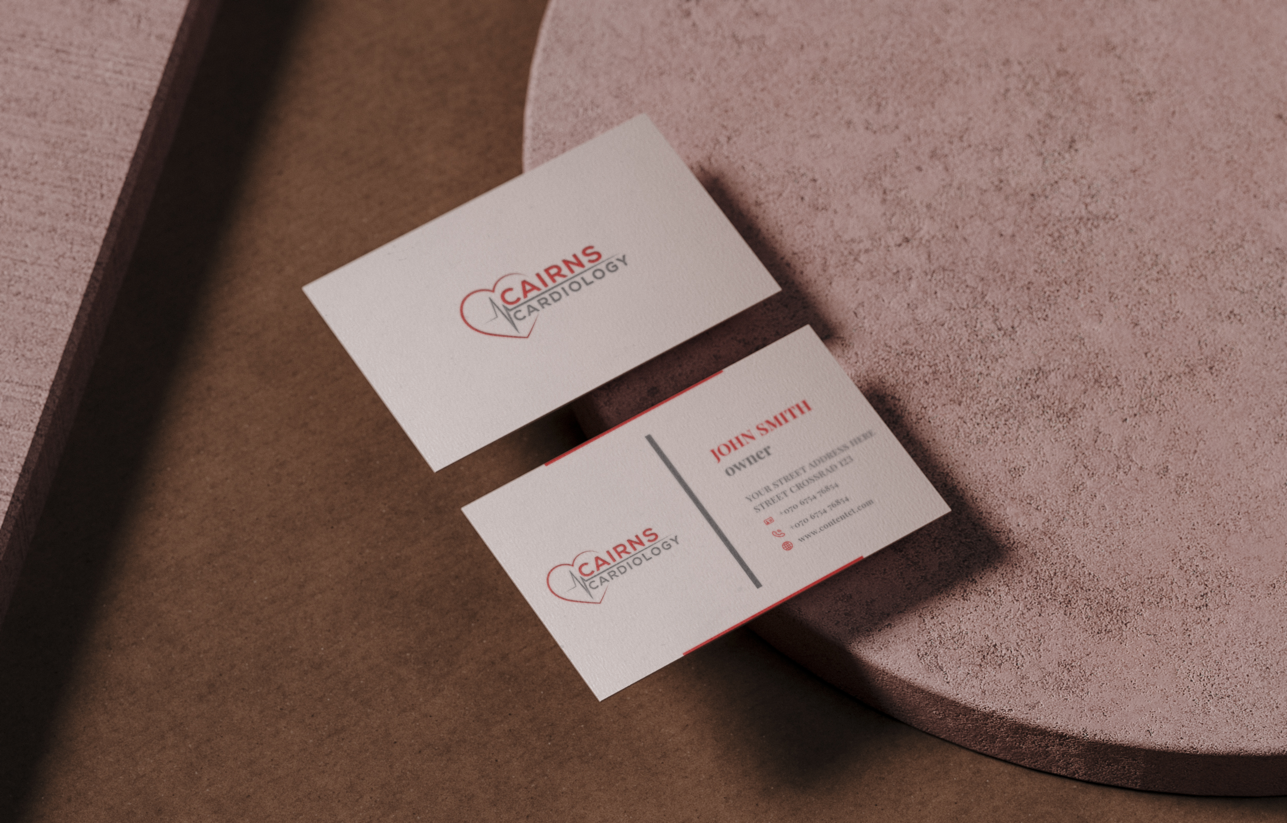 Visitenkarten-Design von S.H Designs für Cairns Cardiology | Design #34578129