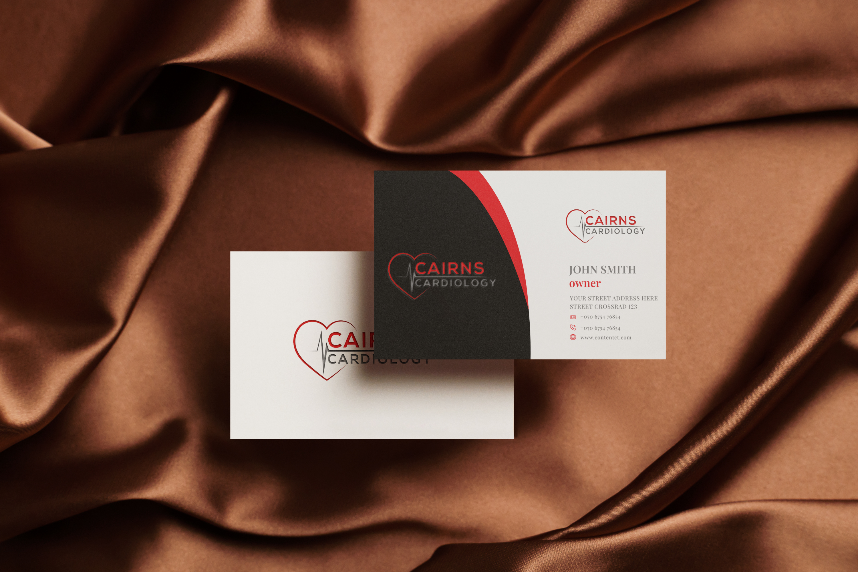 Business Card Design by S.H Designs for Cairns Cardiology | Design #34578130