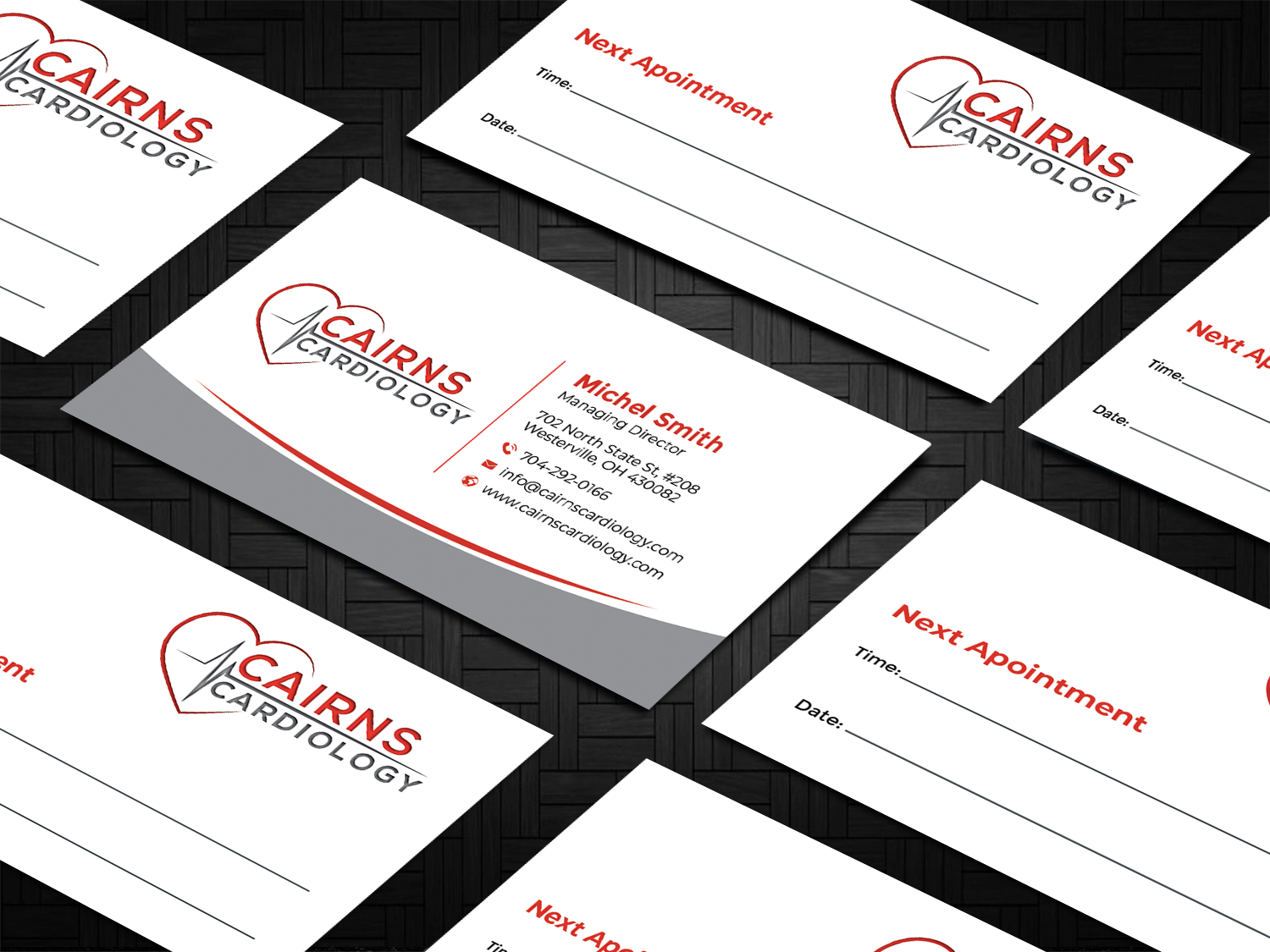 Business Card Design by Graphixpointt for Cairns Cardiology | Design #34579722