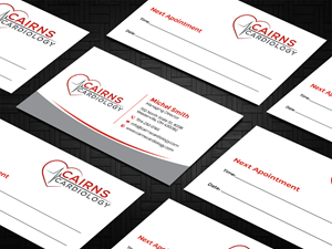 Business Card Design by Graphixpointt for Cairns Cardiology | Design: #34579722
