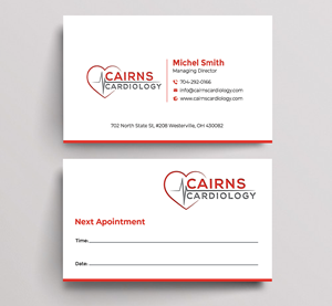 Business Card Design by Graphixpointt for Cairns Cardiology | Design: #34579819
