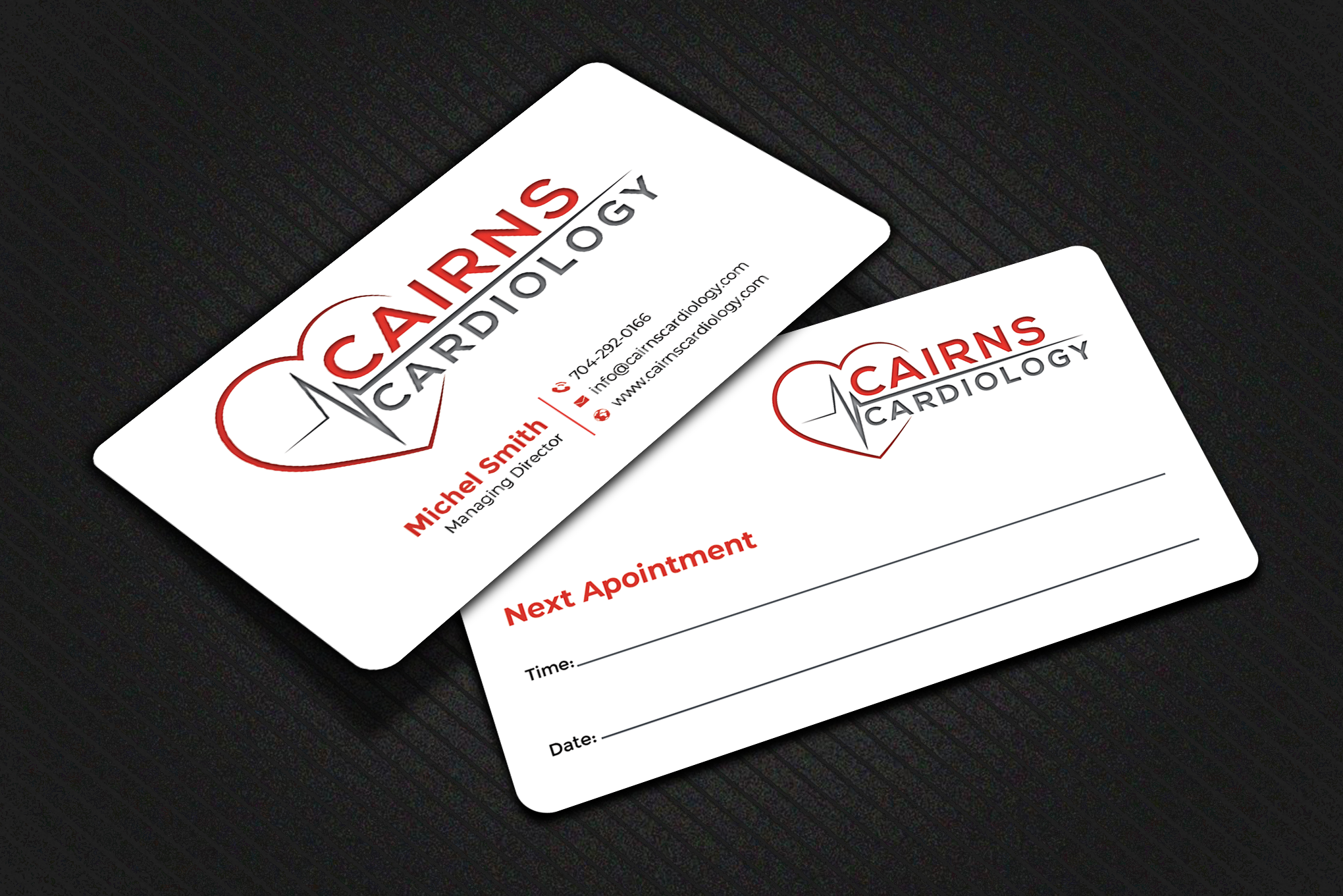Business Card Design by Graphixpointt for Cairns Cardiology | Design #34579821