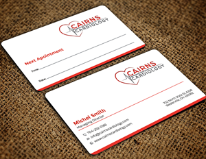 Business Card Design by Graphixpointt for Cairns Cardiology | Design: #34580780