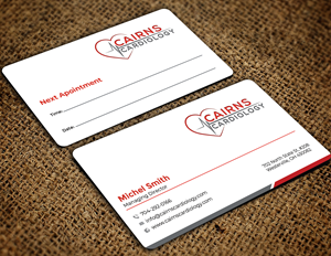 Business Card Design by Graphixpointt for Cairns Cardiology | Design: #34580781