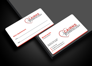 Business Card Design by Graphixpointt for Cairns Cardiology | Design: #34580884