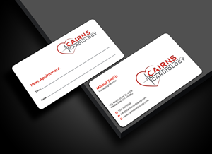 Business Card Design by Graphixpointt for Cairns Cardiology | Design: #34580885
