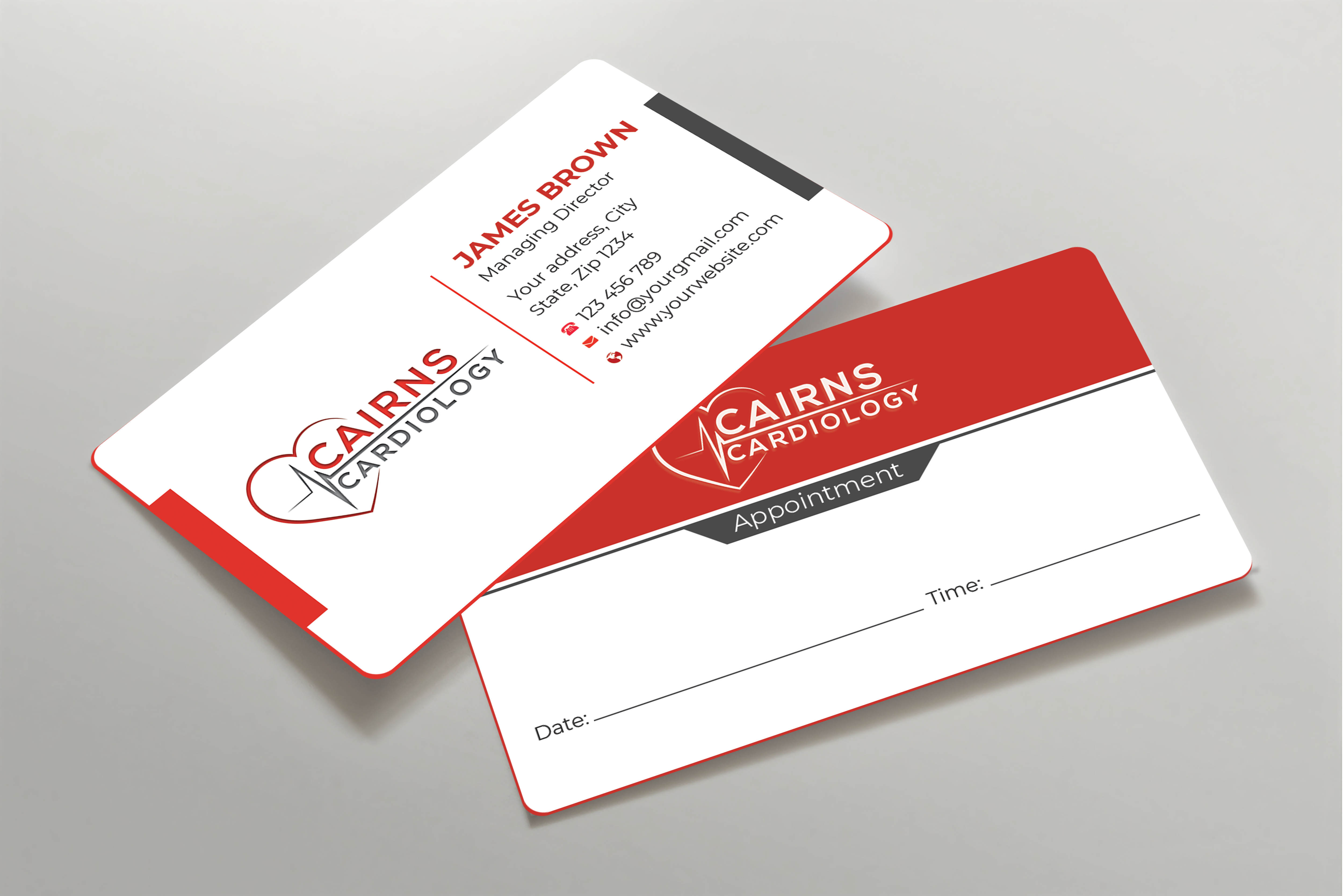 Business Card Design by Expert Bappy for Cairns Cardiology | Design #34592136