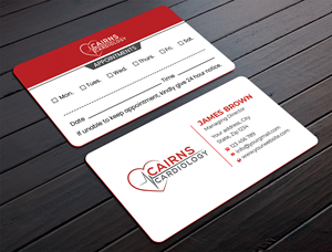 Design de Carte de Visite par Expert Bappy pour Cairns Cardiology | Design : #34592199