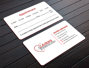Design de Carte de Visite par Expert Bappy pour Cairns Cardiology | Design : #34592272