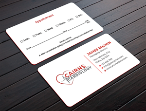 Design de Carte de Visite par Expert Bappy pour Cairns Cardiology | Design : #34592345
