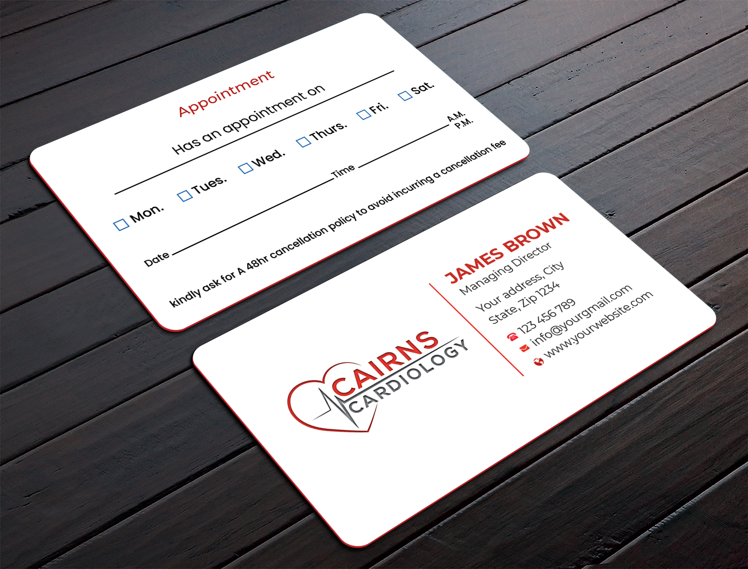 Design de Carte de Visite par Expert Bappy pour Cairns Cardiology | Design #34592408