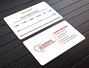 Design de Carte de Visite par Expert Bappy pour Cairns Cardiology | Design : #34592408