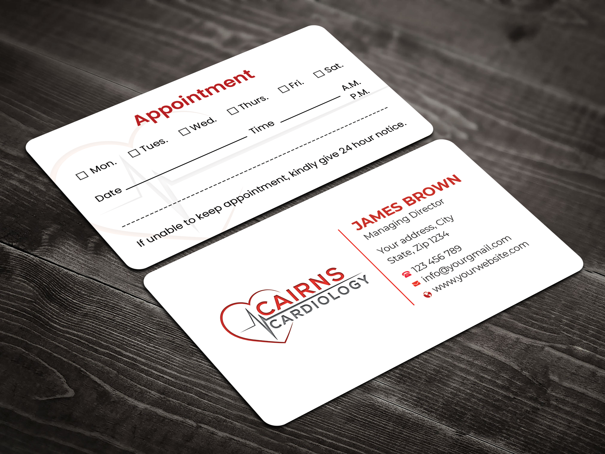 Design de Carte de Visite par Expert Bappy pour Cairns Cardiology | Design #34592476