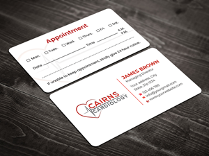 Design de Carte de Visite par Expert Bappy pour Cairns Cardiology | Design : #34592476