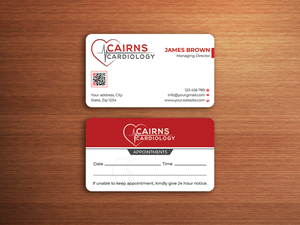 Diseño de Tarjeta de Presentación por Expert Bappy para Cairns Cardiology | Diseño: #34617532