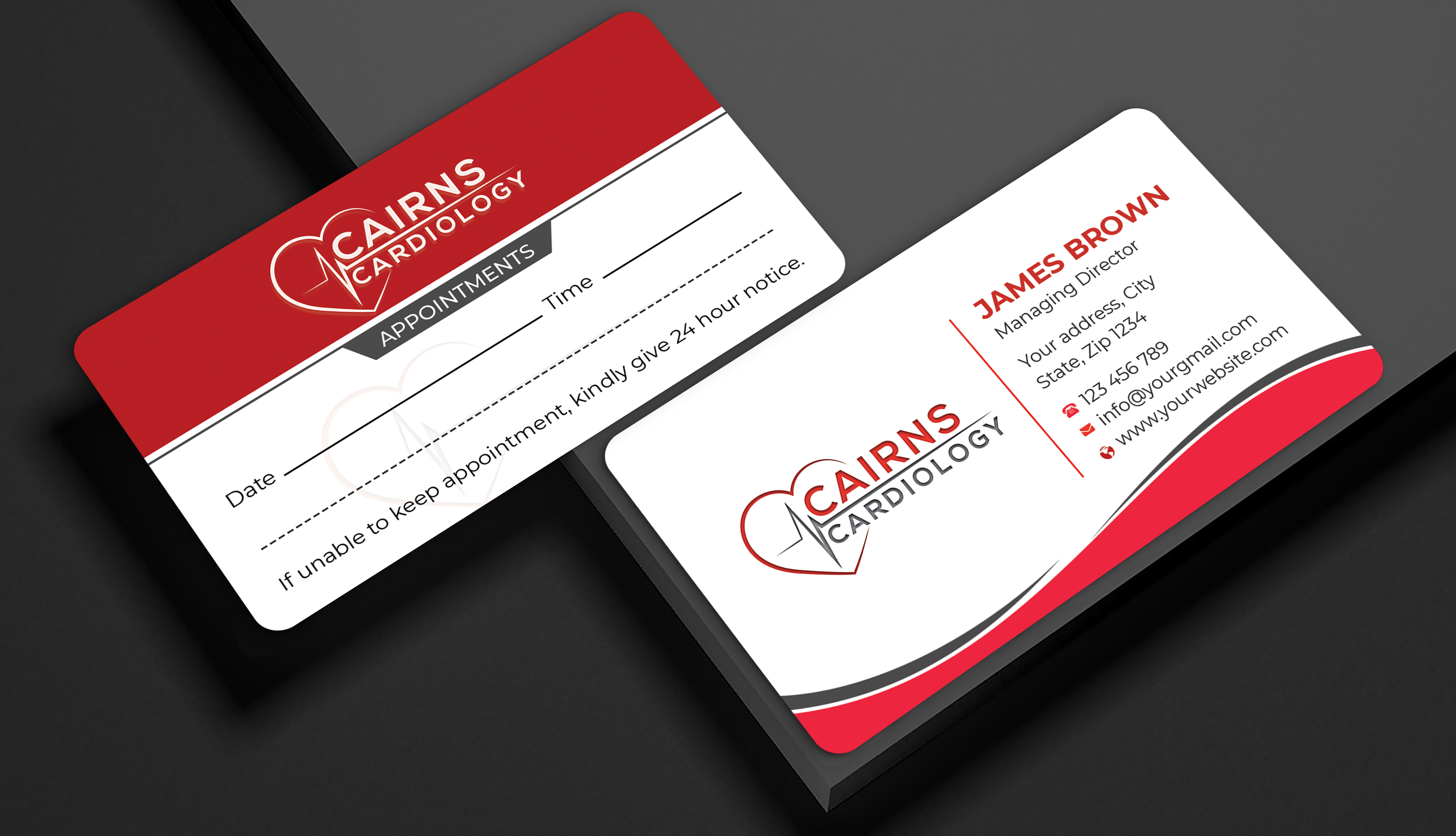Visitenkarten-Design von Expert Bappy für Cairns Cardiology | Design #34617669