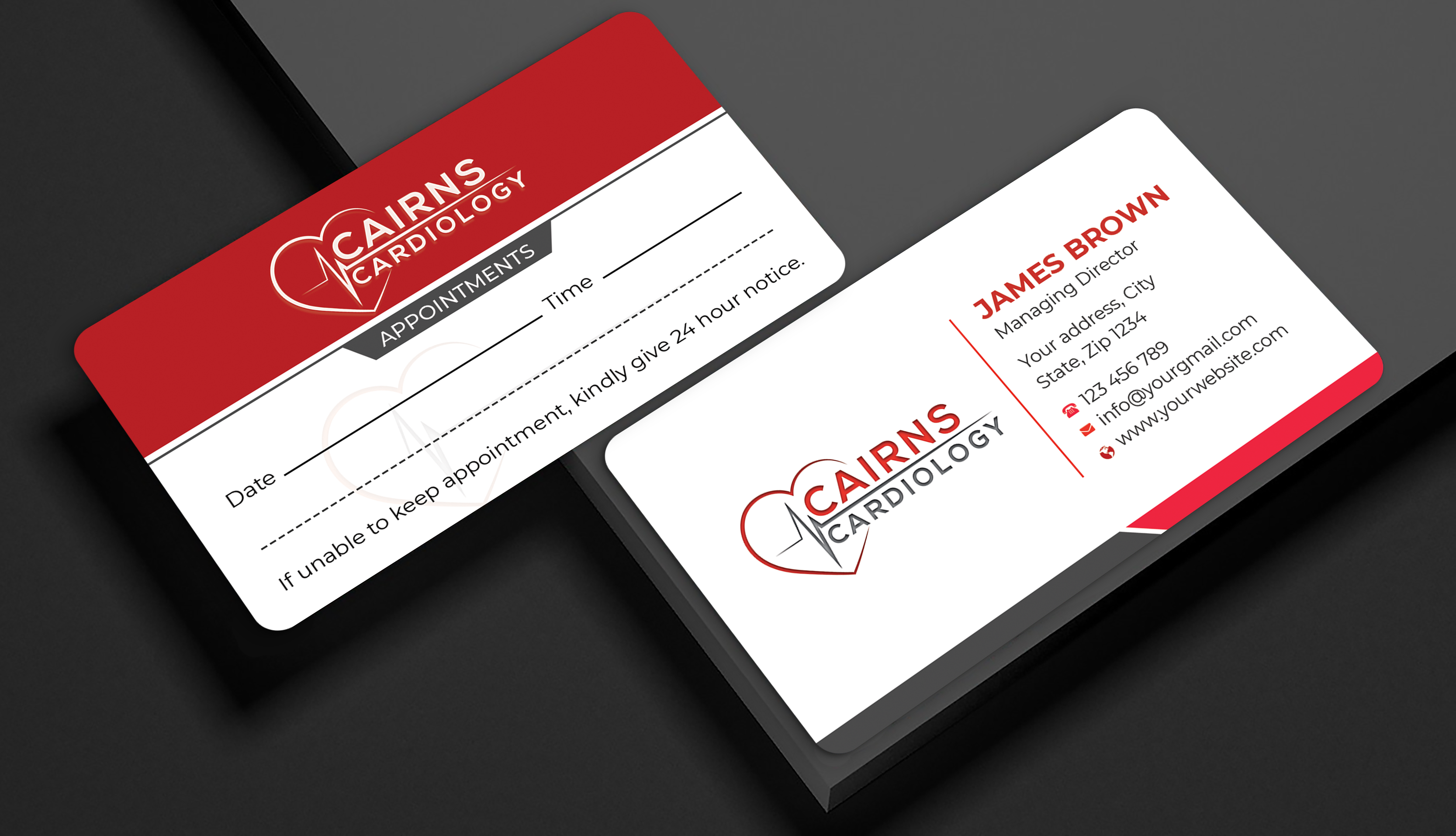 Visitenkarten-Design von Expert Bappy für Cairns Cardiology | Design #34617728