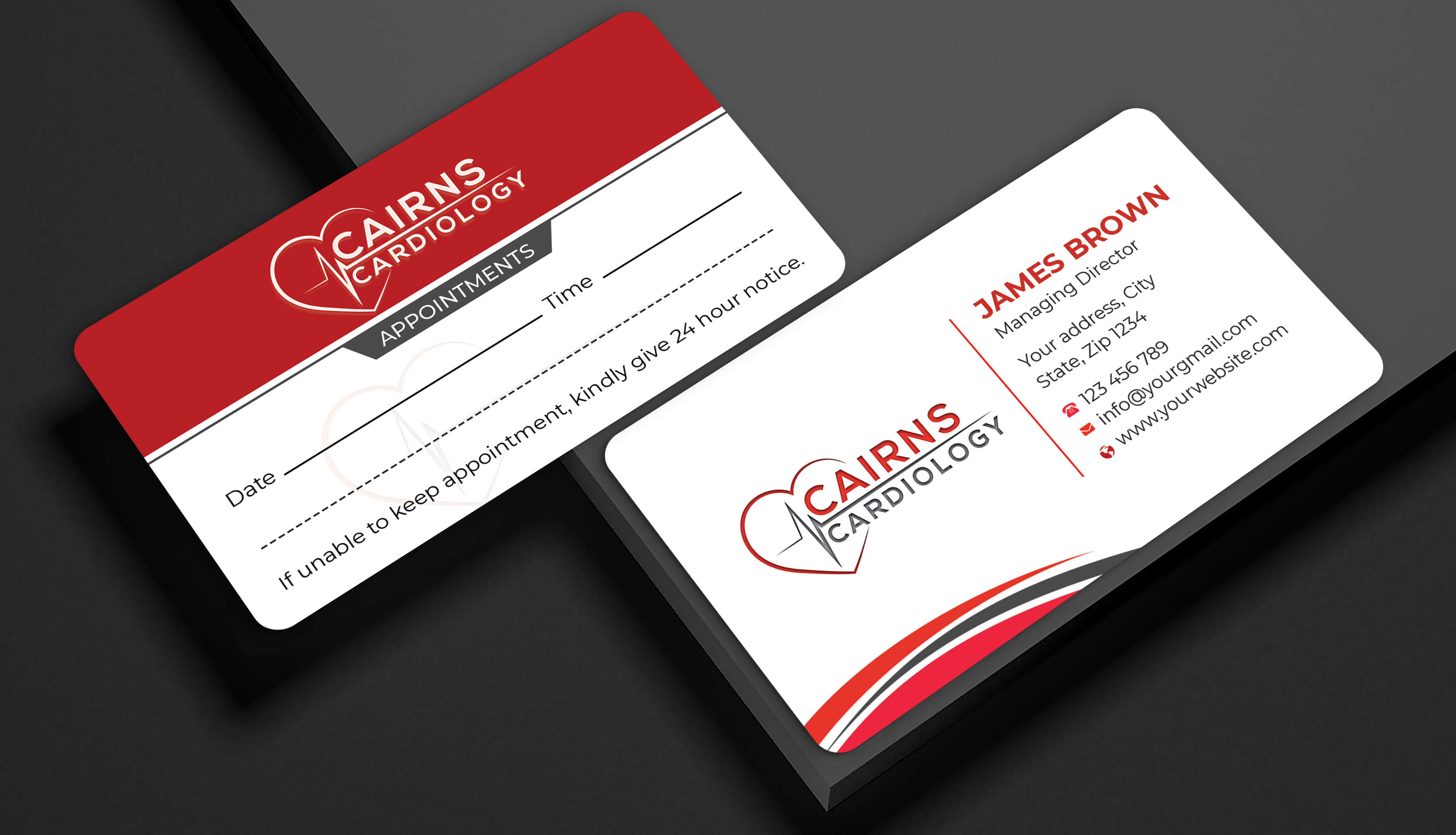 Visitenkarten-Design von Expert Bappy für Cairns Cardiology | Design #34617852