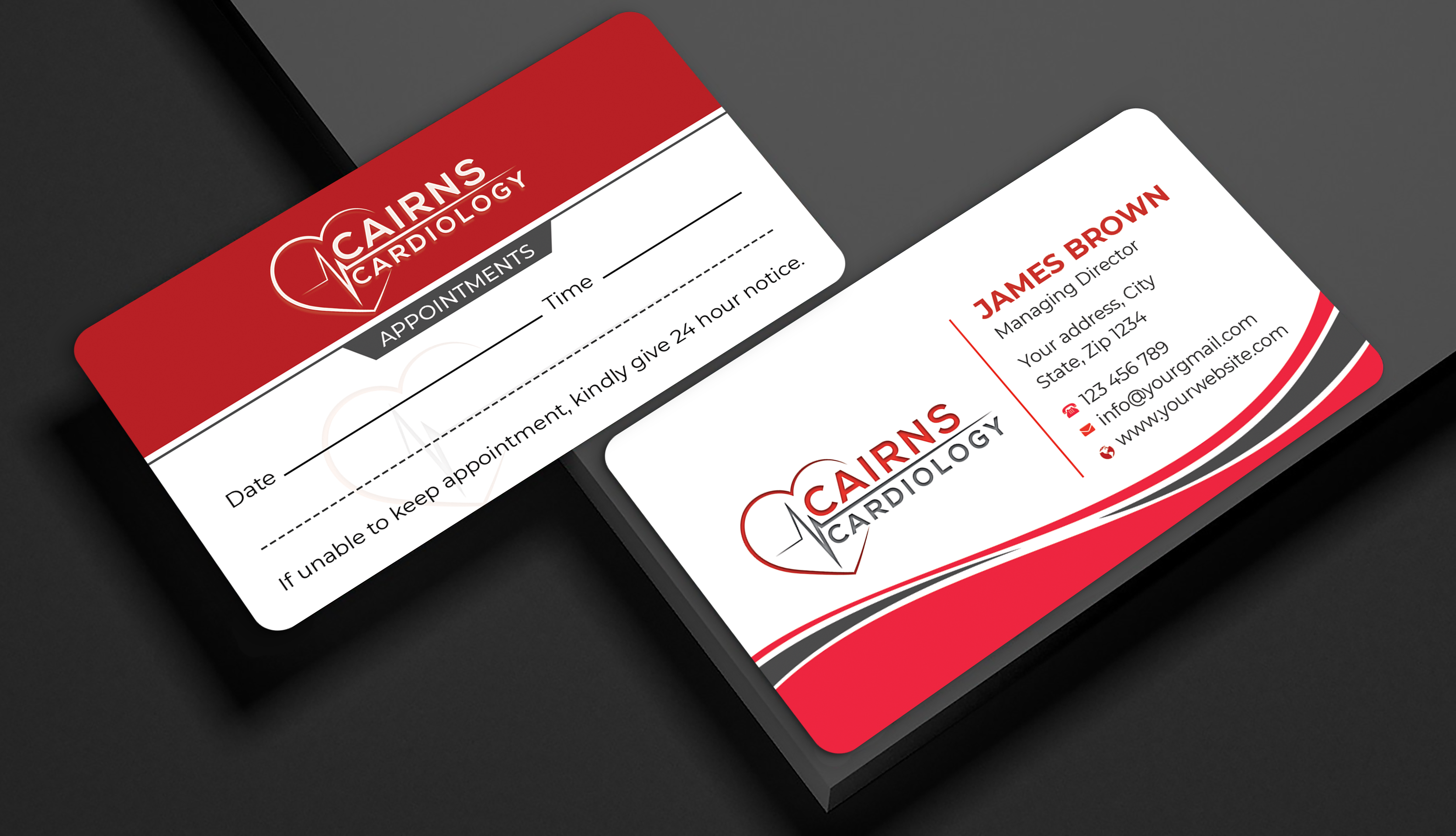 Visitenkarten-Design von Expert Bappy für Cairns Cardiology | Design #34617854