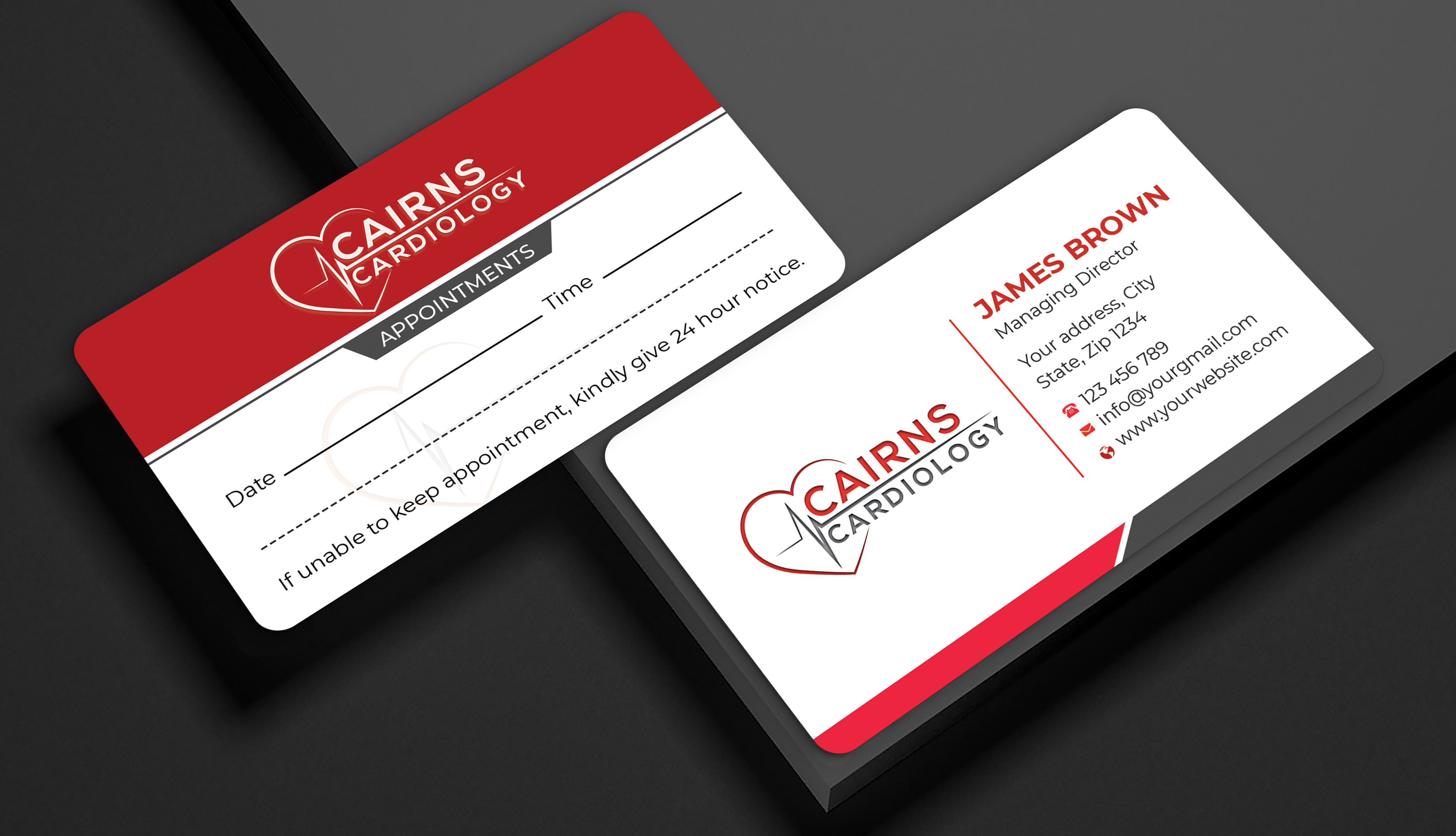 Visitenkarten-Design von Expert Bappy für Cairns Cardiology | Design #34617855