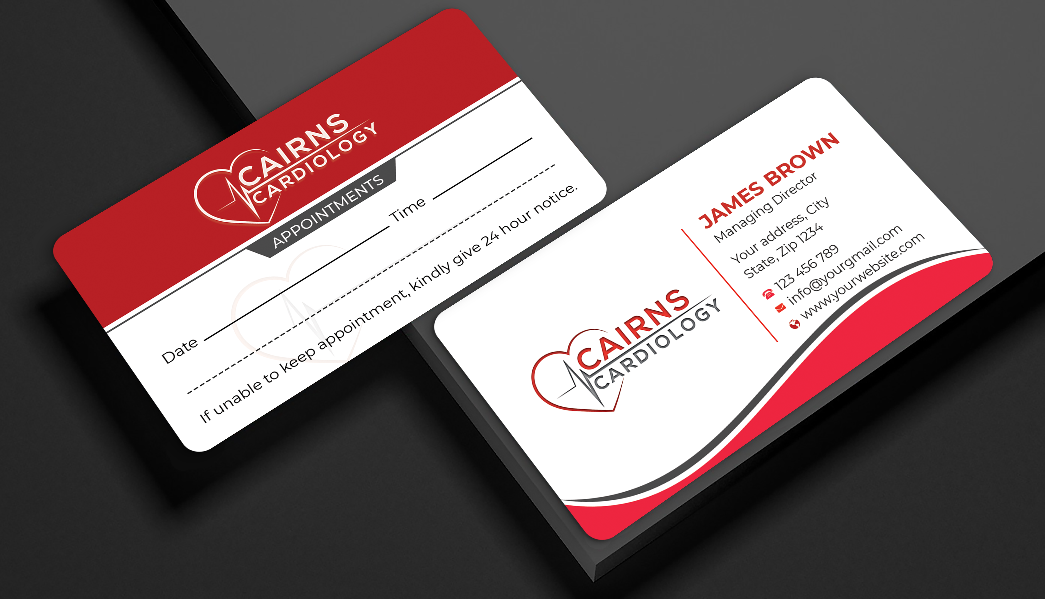 Visitenkarten-Design von Expert Bappy für Cairns Cardiology | Design #34617857