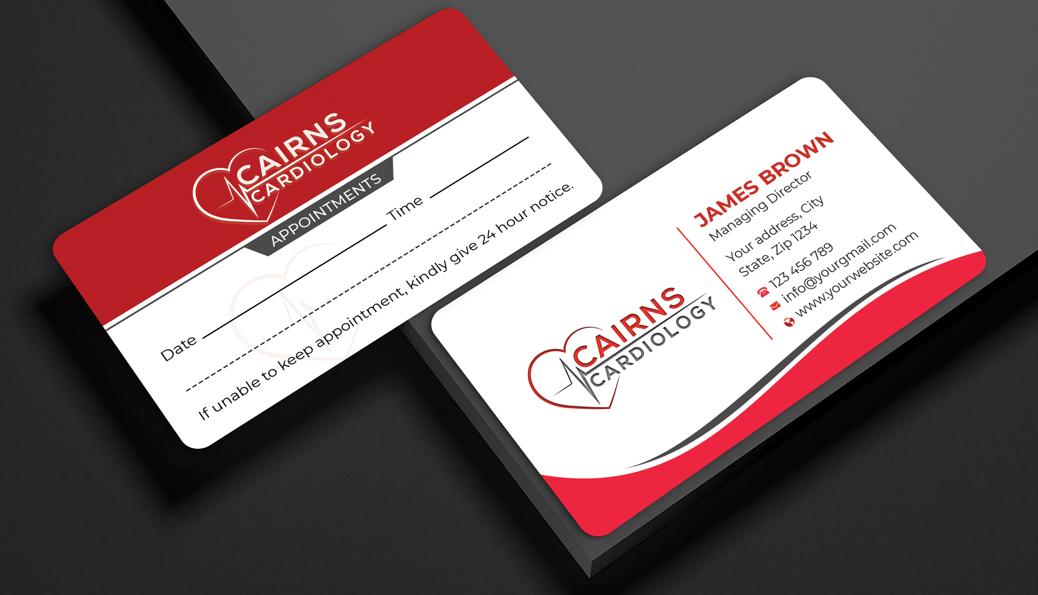 Visitenkarten-Design von Expert Bappy für Cairns Cardiology | Design #34617874