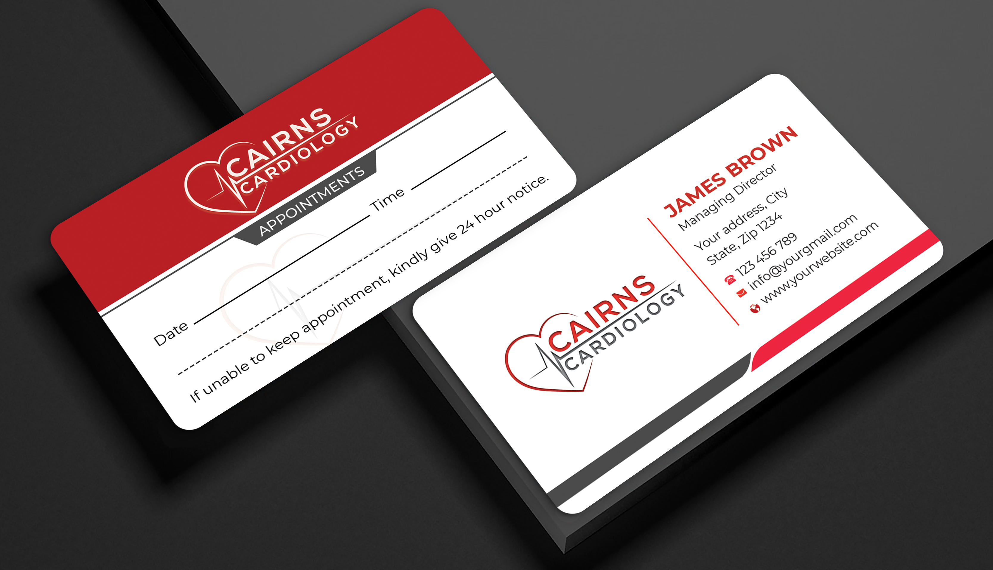 Visitenkarten-Design von Expert Bappy für Cairns Cardiology | Design #34617875
