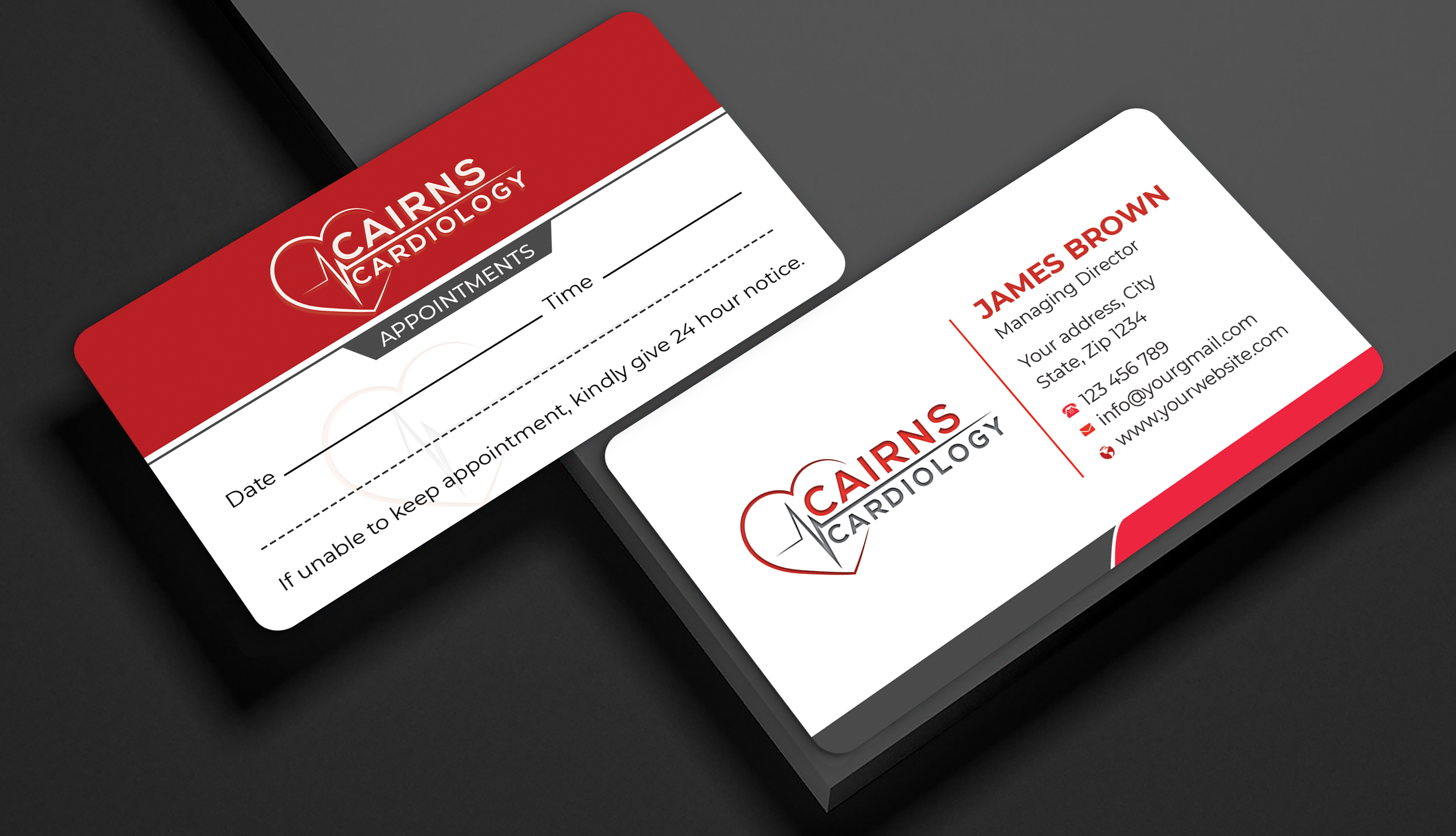 Visitenkarten-Design von Expert Bappy für Cairns Cardiology | Design #34617877