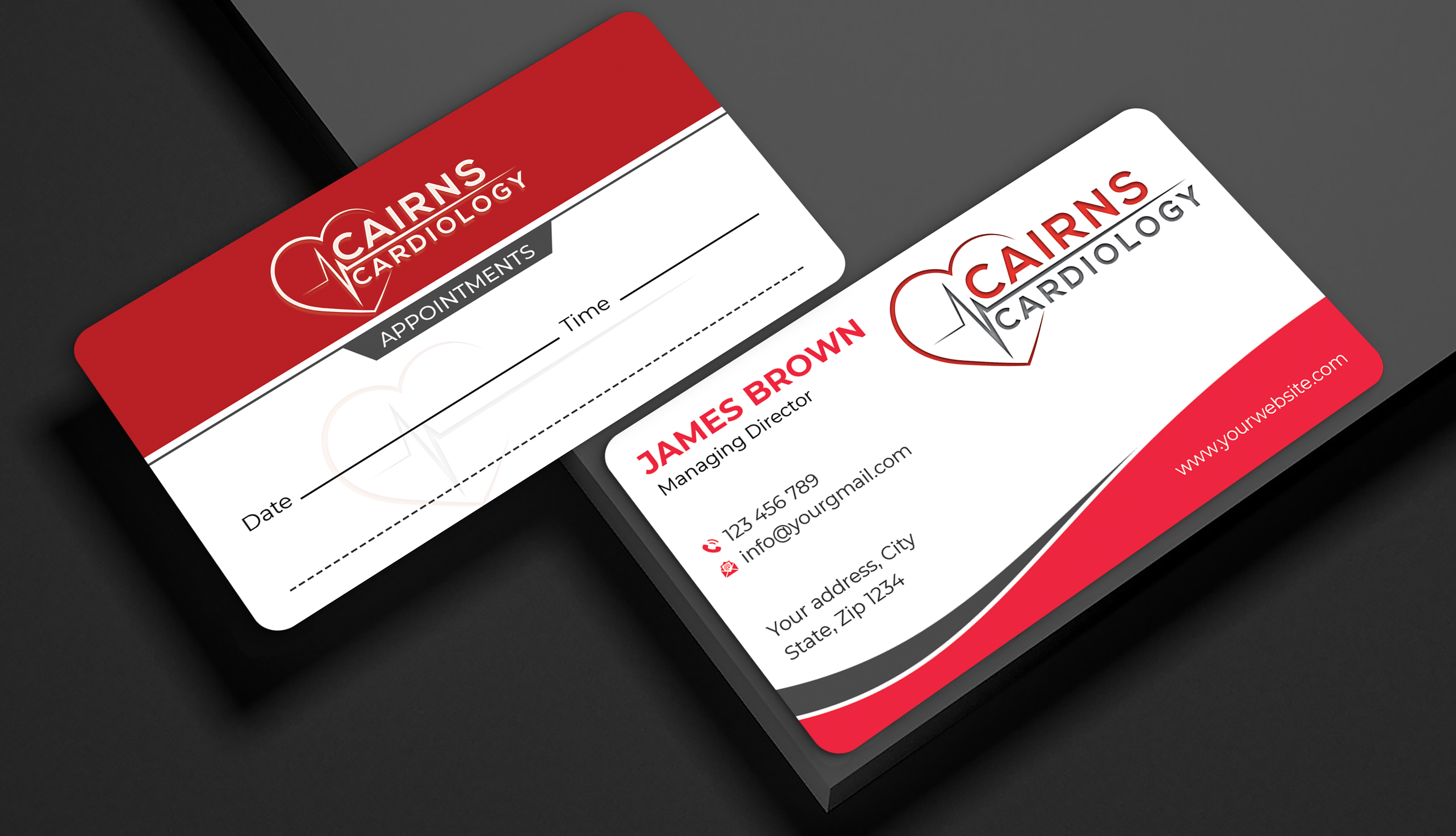Visitenkarten-Design von Expert Bappy für Cairns Cardiology | Design #34617975