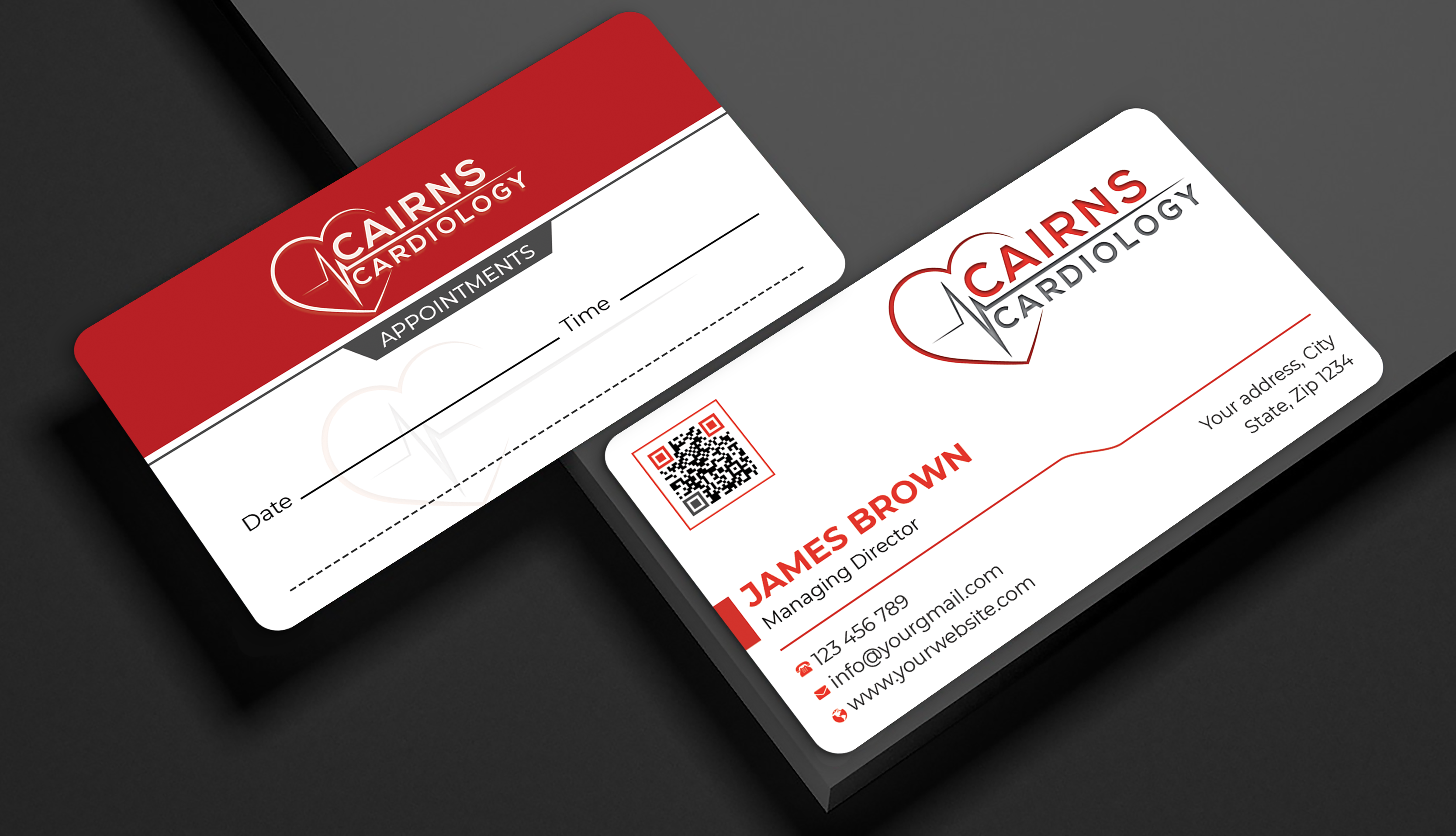 Visitenkarten-Design von Expert Bappy für Cairns Cardiology | Design #34618213