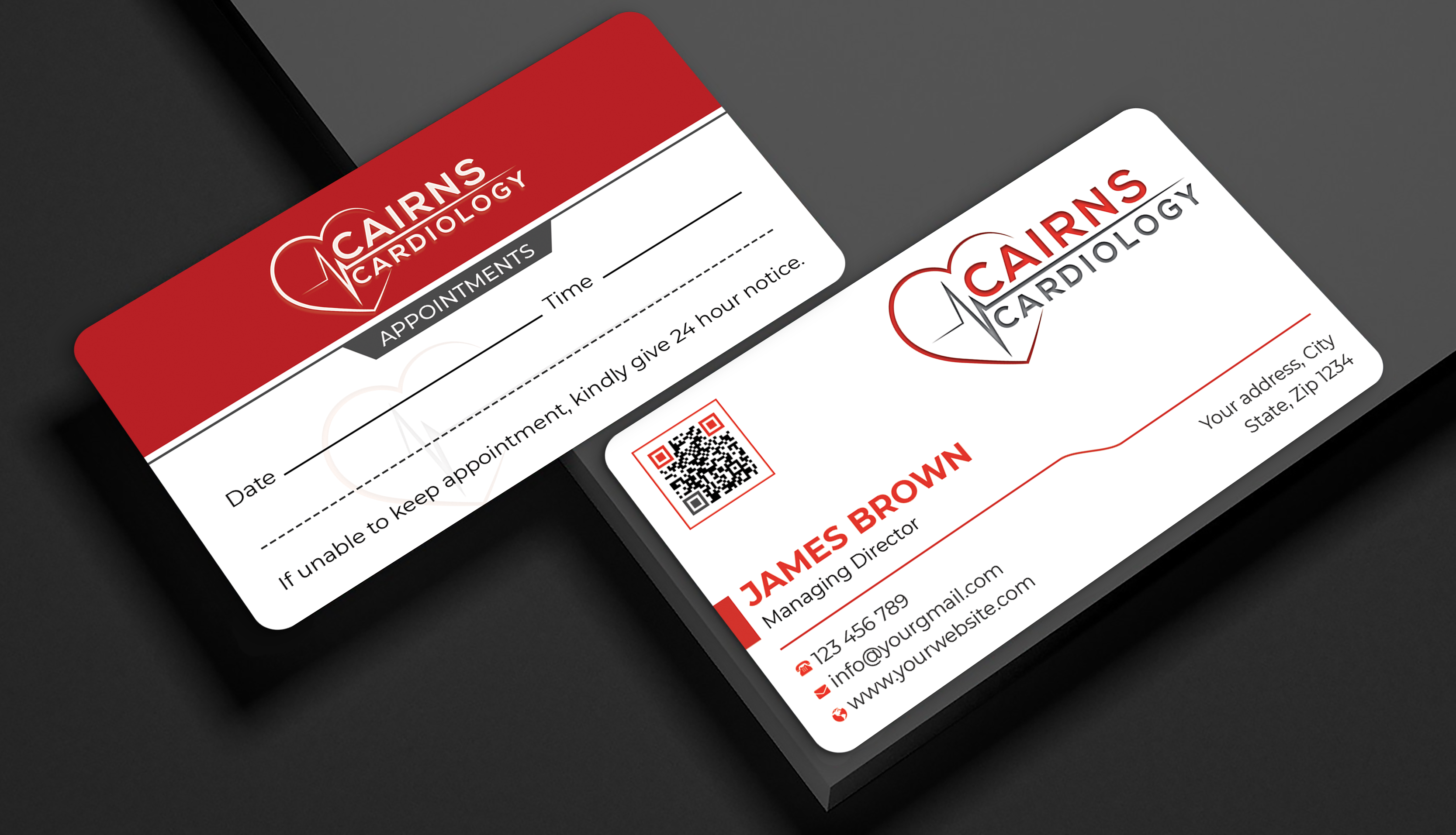 Visitenkarten-Design von Expert Bappy für Cairns Cardiology | Design #34618214