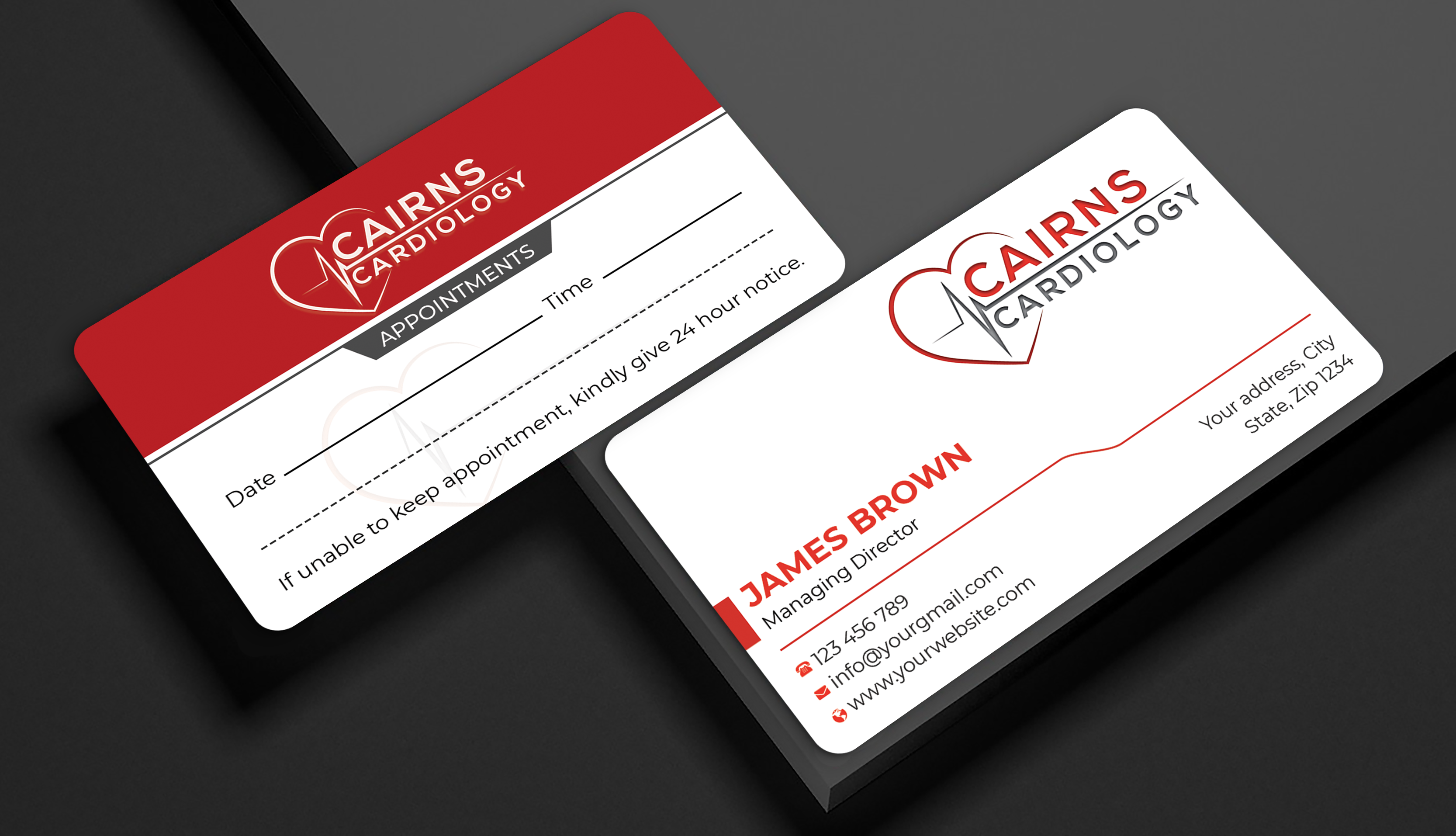 Visitenkarten-Design von Expert Bappy für Cairns Cardiology | Design #34618215