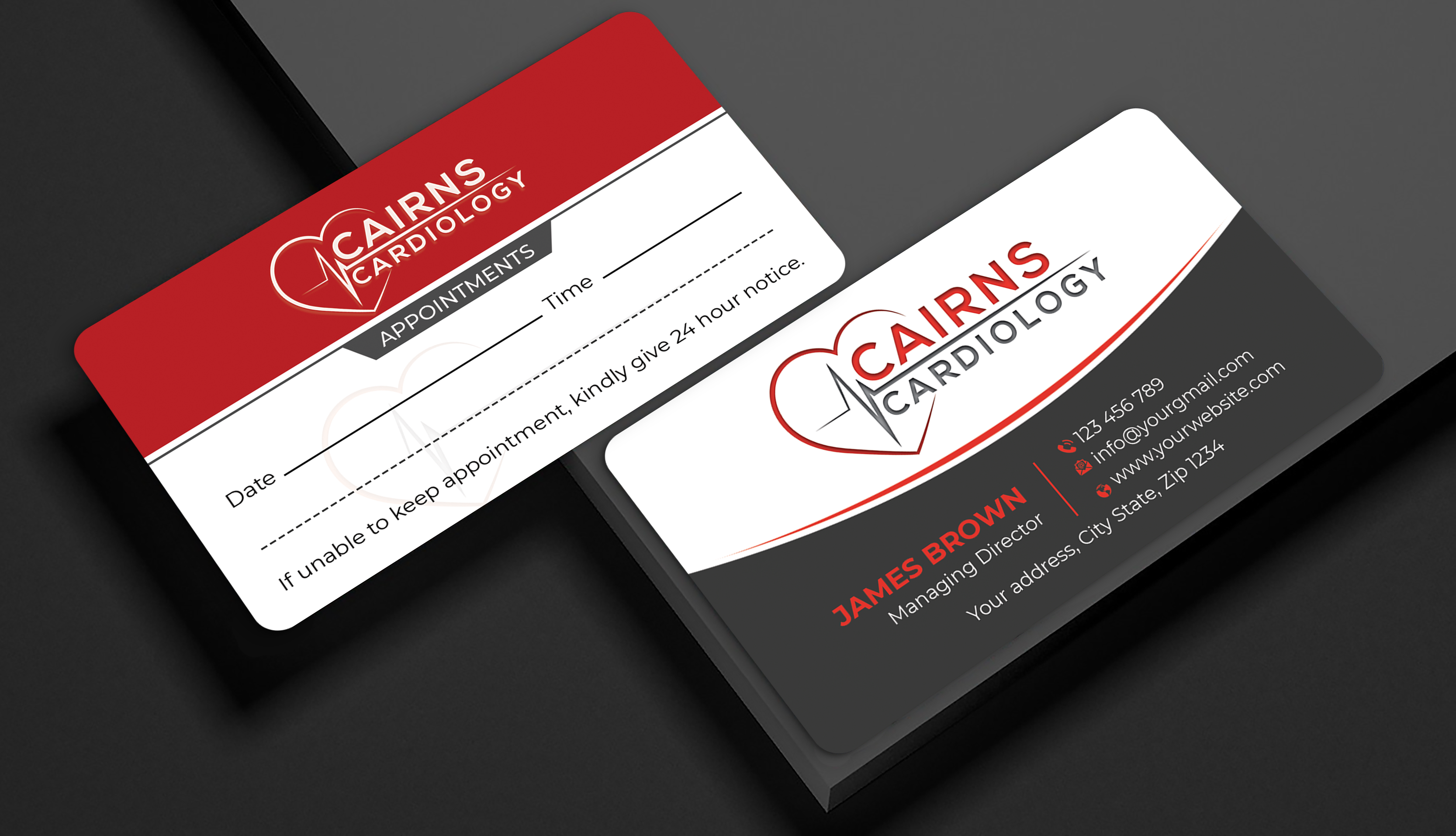 Business Card Design by Expert Bappy for Cairns Cardiology | Design #34619567