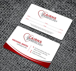 Business Card Design by Sun Moon Graphic Designer for Cairns Cardiology | Design: #34579320
