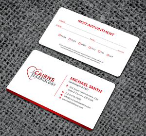 Business Card Design by Sun Moon Graphic Designer for Cairns Cardiology | Design: #34579322