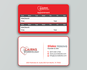 Design de Carte de Visite par DesignerShahadat pour Cairns Cardiology | Design : #34598566