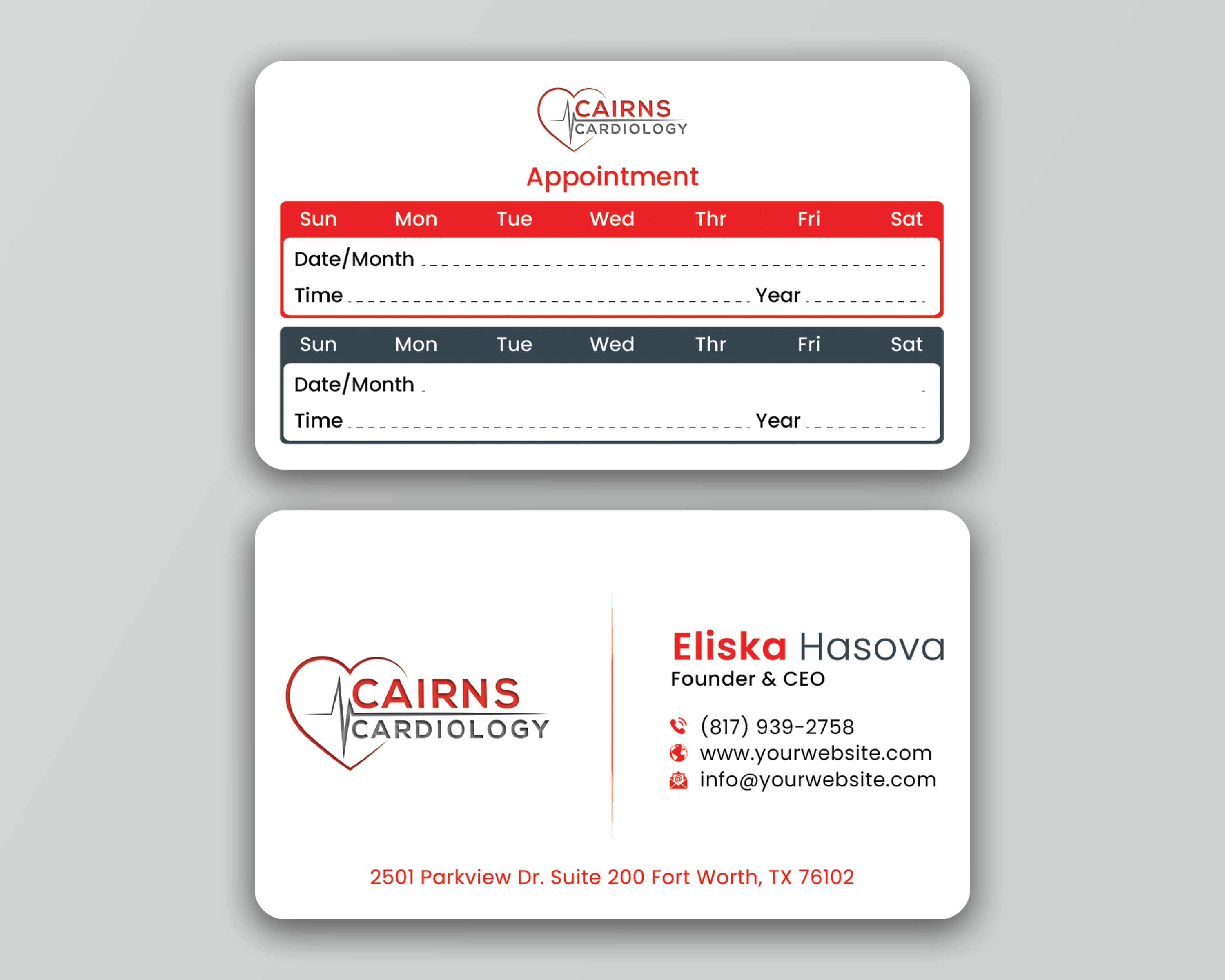Business Card Design by DesignerShahadat for Cairns Cardiology | Design #34598587
