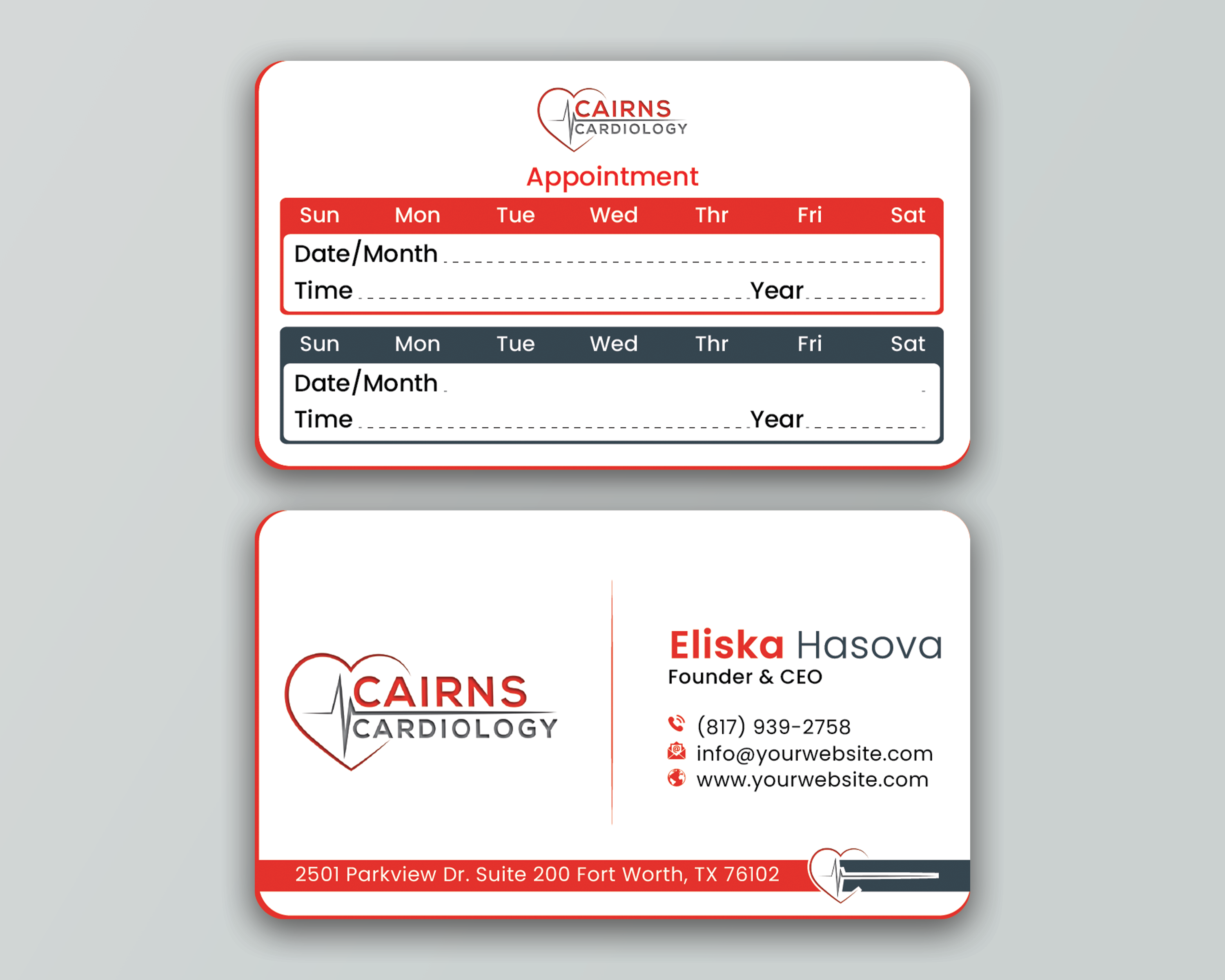 Business Card Design by DesignerShahadat for Cairns Cardiology | Design #34598601