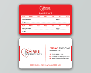 Design de Carte de Visite par DesignerShahadat pour Cairns Cardiology | Design : #34600763
