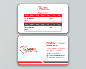 Design de Carte de Visite par DesignerShahadat pour Cairns Cardiology | Design : #34600771