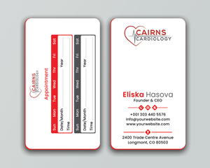 Design de Carte de Visite par DesignerShahadat pour Cairns Cardiology | Design : #34600799