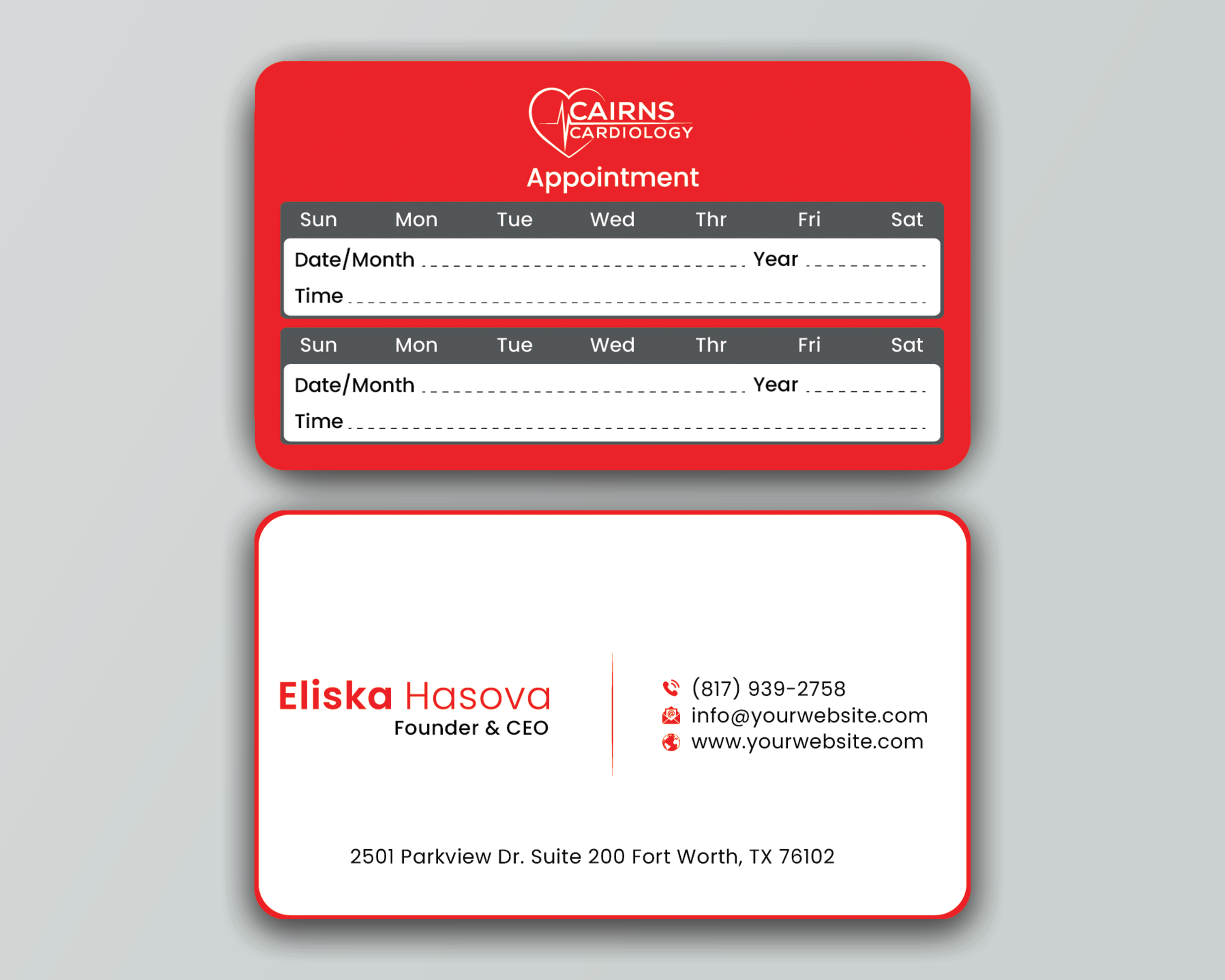 Business Card Design by DesignerShahadat for Cairns Cardiology | Design #34608053