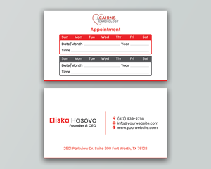 Design de Carte de Visite par DesignerShahadat pour Cairns Cardiology | Design : #34608054