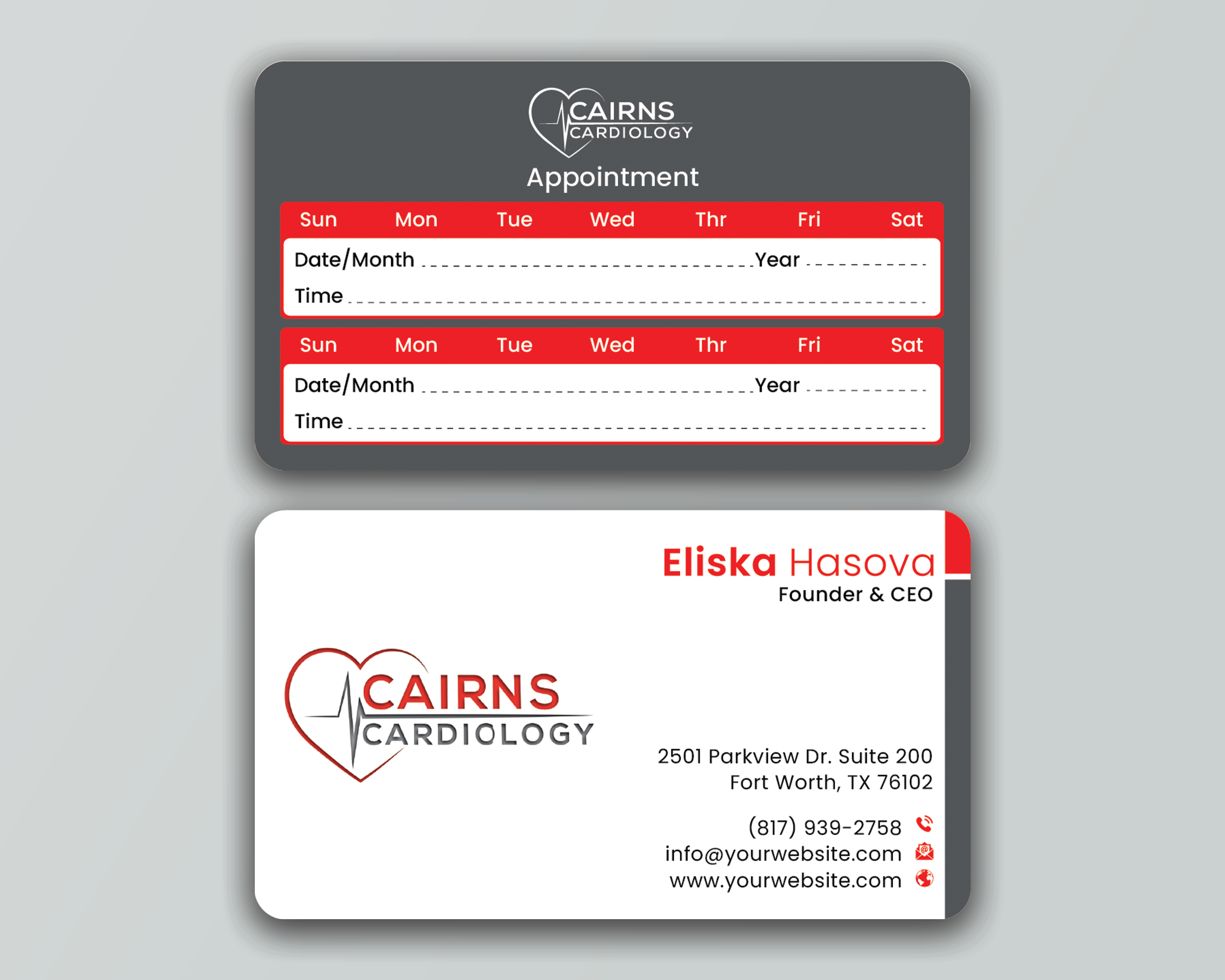 Business Card Design by DesignerShahadat for Cairns Cardiology | Design #34608056