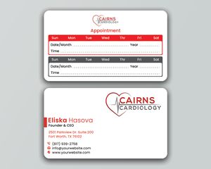 Design de Carte de Visite par DesignerShahadat pour Cairns Cardiology | Design : #34608748